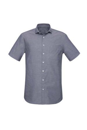 Front View of Mens Charlie Classic Fit Short Sleeve Shirt      sold by Ideal Workwear www.Idealworkwear.com.au